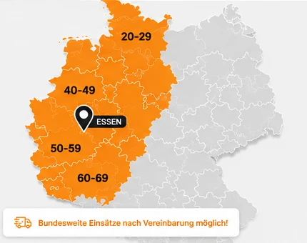 Einsatzgebiet der Ajjawi Service GmbH